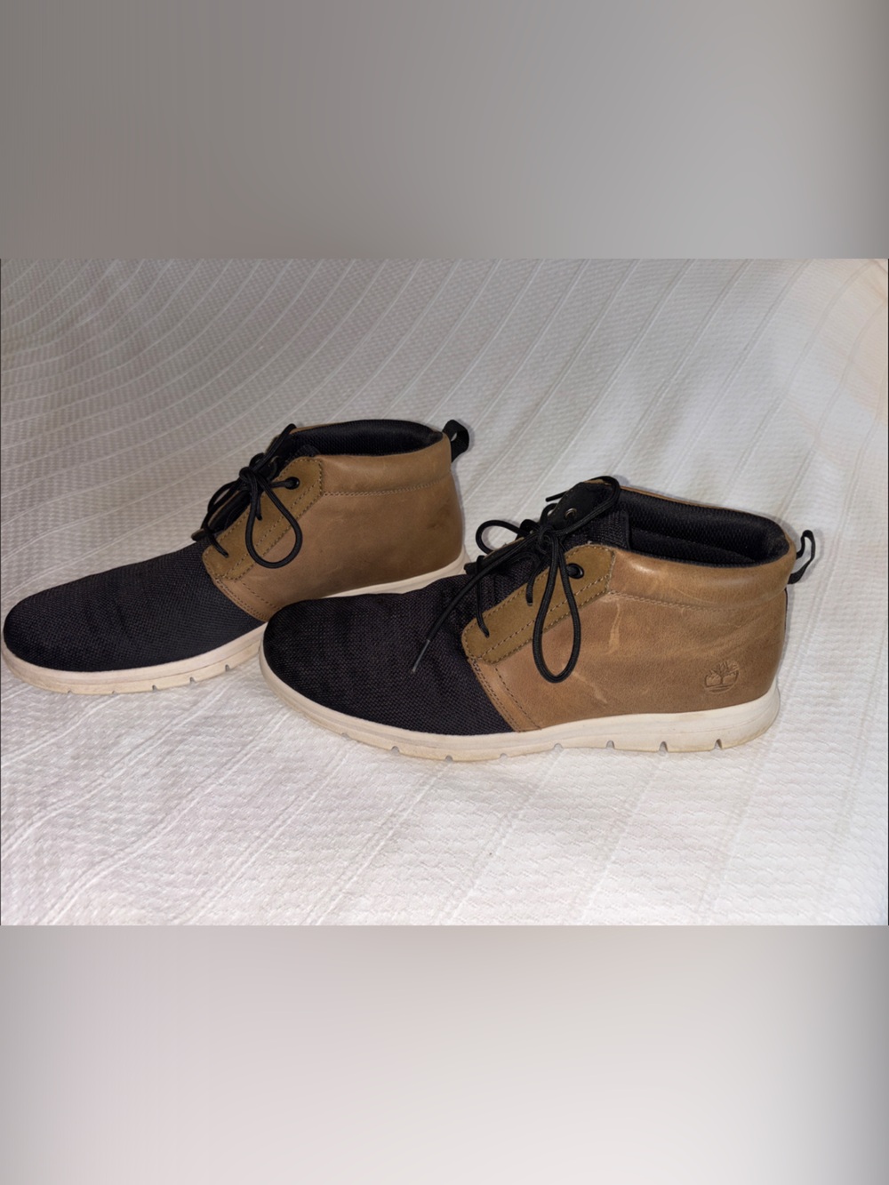 Timberland Men's Black and Brown Graydon Hoverlite Chukka, Size 11